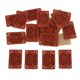 thumbnail image 2 of 20 Unids Etiqueta De Cuero PU Hecha A Mano En Relieve Con Agujeros Macarena 20 × 30 mm, 2 of 7