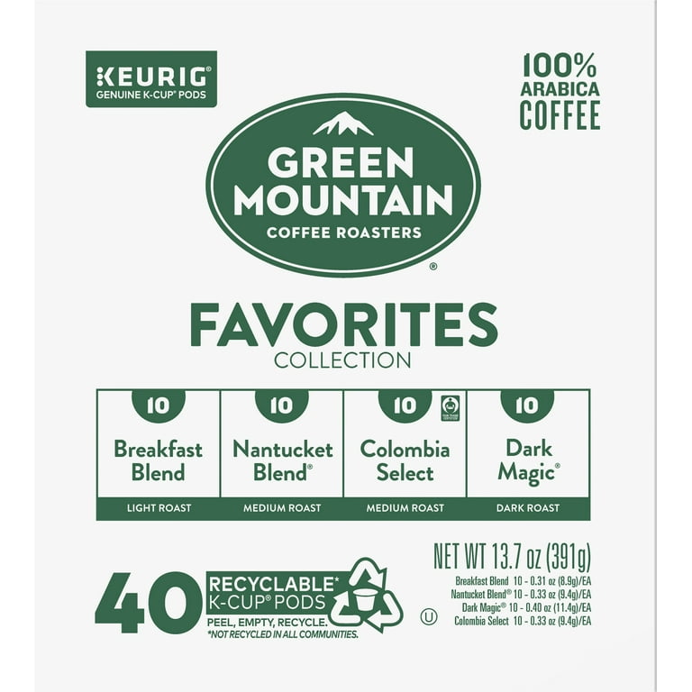 Keurig Green Mountain Coffee Roasters Variety Pack, Single-Serve K