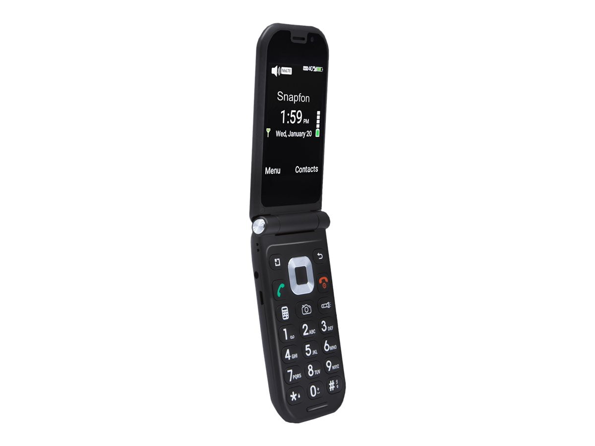 Buy Snapfon ezFlip 4G. TouchScreen BigButton Flip Phone for Seniors, Nationwide 4G Volte, SOS