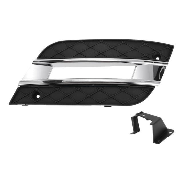 Cubierta de parrilla de luz antiniebla Unique Bargains No.1648801924 para Mercedes Benz ML450 2009-2011, duradera, tono negro plateado, delantero izquierdo