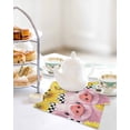 thumbnail image 4 of Farmhouse Sunflowers Kitchen Dish Towels for Drying Dishes Set of 3, Country Watercolor Pig Black Plaid Waffle Weave Microfiber Hand Tea Bathroom Towels Quick Dry & Absorbent Towel 12x12, 4 of 7