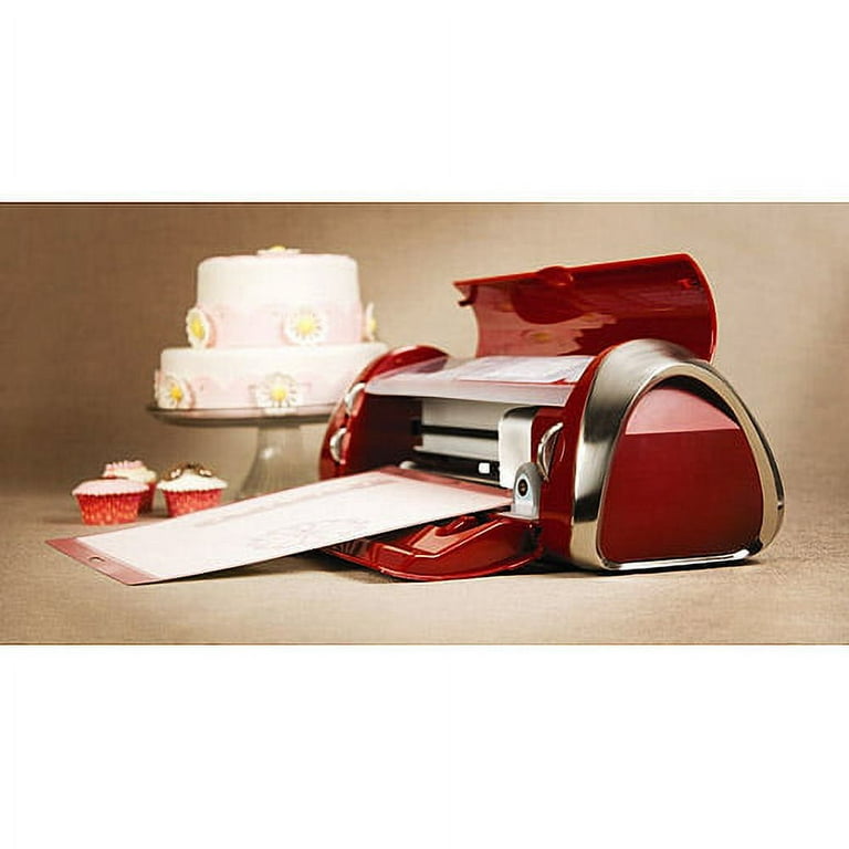 Cricut 2000629 Cake Mini Die Cutting Food and Cake Decorating Machine, Red