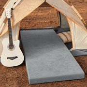 Teler CertiPUR-US 3 Memory Foam Camping Mattress Pad, Portable Foam Sleeping Pad for Camping, Roll up Sleeping Mat for Adults , Car, Tent SUV Cot Mattress