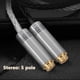 thumbnail image 4 of Female Jack Audio Plug Balanced Stereo Earphone 4.4mm 5 Pole Metal Adapter Wire Connector for Headph, 4 of 5