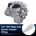 thumbnail image 4 of Acoplador de combustible Unique Bargains, conector de combustible de conexión rápida para Detroit Diesel S60 DD13 DD15 para Cummins para Caterpillar, 4 of 7
