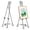 black, variant on Vintage Scrollwork Metal Easel Stand – Adjustable Floor Tripod Display for Wedding Welcome Signs, Posters, Photo Frames, Artwork – Ideal for Parties, Gallery & Home Decor – Black