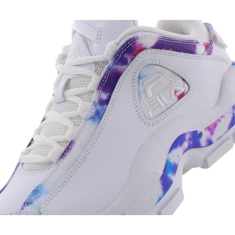 Fila Grant Hill 2 Low Tie Dye Mens Shoes Size 10.5, Color: White