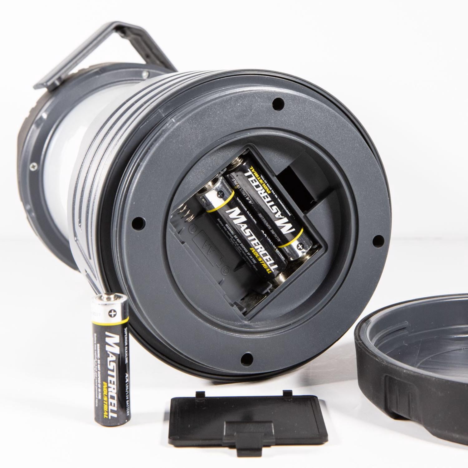 Dorcy Lifegear 1600 lm Black LED Flashlight Lantern AA Battery