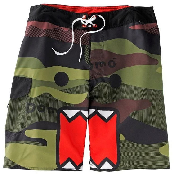 DomoKun Domo Face Camouflage Board Shorts 30