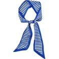thumbnail image 1 of Granjero Gordo Bufanda de gasa con estampado colorido y divertido, bufanda larga con lazo para el cuello para mujer (azul), 1 of 5