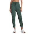 thumbnail image 1 of Pantalones Joggers CRZ YOGA Mujer Tiro Alto 66 cm con Bolsillos Verde, 1 of 4