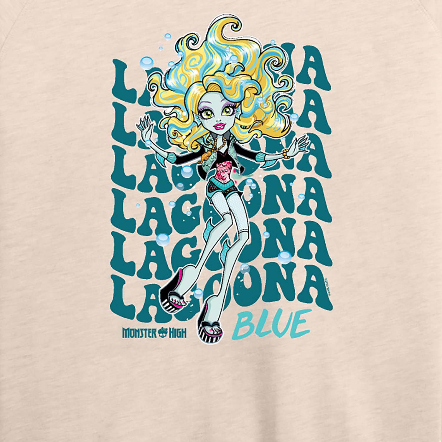Monster High - Lagoona Blue - Women's Lightweight French Terry Long Sleeve Shirt