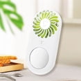 thumbnail image 1 of Mini Ventilador, Con Diseño De Espejo, Ventilador De Mano Recargable Por USB, Fuerte Viento Para La Familia, Viajes Al Aire Libre, Uso De Camping Para Coche, Cochecitos, Armarios OTVIAP Verde, 1 of 8