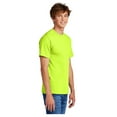 thumbnail image 3 of Port & Company Men's Core Blend Durable T-Shirt Safety Green Medium, 3 of 3
