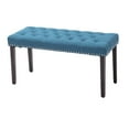 thumbnail image 1 of Cabara Capitonné Banc Tissu (Bleu), 1 of 3