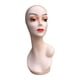 thumbnail image 3 of Cabeza de maniquí femenina, cabeza de muñeca, cabeza de entrenamiento profesional, cabeza de cosmetología, rostro calvo Estilo I, 3 of 9