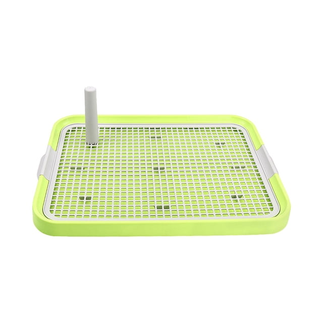 Inodoro para perros, soporte para orinal para cachorros, almohadillas para entrenamiento de perros para interiores y exteriores, inodoro lavable para Verde
