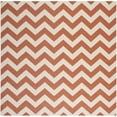 thumbnail image 1 of Safavieh Courtyard Terracotta Indoor Outdoor Rug - Square 5'3", 1 of 5