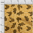 thumbnail image 1 of oneOone Cotton Silk Fabric Leaves & Rose Floral Printed Craft Fabric BTY 42 Inches Wide, 1 of 4
