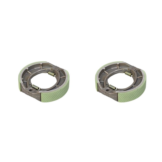 sweethay Zapatas de freno Bloque de rueda Frenos de tambor Scooter Ciclomotor ATV Suministros convenientes duraderos Accesorios para vehículos Type1 NO1
