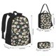 thumbnail image 2 of Balery Flowers Mochila escolar 3 en 1 para niños: mochila resistente con lonchera térmica y estuche para lápices. Mochila escolar para niños y niñas., 2 of 7