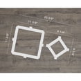 thumbnail image 2 of Ekena Millwork 19 7/8"W x 11 3/8"H x 3/8"T Small Arcadia Decorative Fretwork Wall Panels in Architectural Grade PVC, 2 of 9