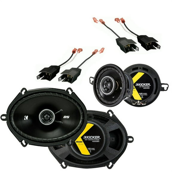 Fit Plymouth 600E Class 1983-1987 OEM Speaker Upgrade Kicker DSC35 DSC68 Package