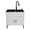 White, variant on ToppiJoy Laundry Sink, Kitchen Sink Cabinet Set with Faucet, Stainless Steel Utility Sink with Cabinet, for Homes, Restaurants (White)