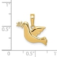 thumbnail image 3 of 14k Polished & Diamond-cut Dove Charm, 3 of 3