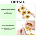 thumbnail image 6 of Microfibre Drying Mat for Kitchen Sunflower Colorful Floral Dish Drying Drainer Mat Absorbent Drying Mat Washing Up for Glass, Plate & Cup 16inch X 18inch, 6 of 7