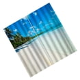 thumbnail image 4 of Cortinas Opacas Impresos 3d a Prueba de Moho para Dormitorio- 2 Paneles 150x166cm + Ganchos + Anillos Playa BLESIY Cortinas de ventana de impresión 3D, 4 of 7