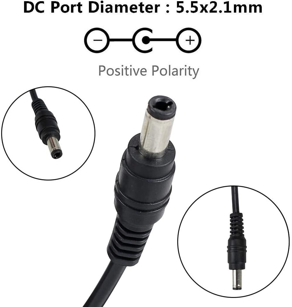Power Supply Adapter, 12V 5A LED Light Strips Adapter, AC 100-240V60 Watt Max Transformers Power Supply for LED Strip Light, CCTV Cameras, Wireless Routers