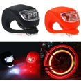 thumbnail image 3 of 10x Bicycle Lamp Bicycle Front Light Taillight Wheel Light Led Silicone Lamp, 3 of 5