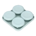 thumbnail image 1 of Contenedores para condimentos Ticfox Recipiente para aderezos para ensaladas 5 piezas Silicona Transparente, 1 of 12