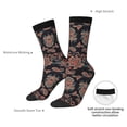 thumbnail image 4 of KLL Retro Floral Print Cool Socks Men's Women's Crew Socks Funny Crazy Novelty Stockings, 4 of 6