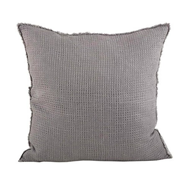 L'excellence Waffle Weave Down Filled Throw Pillow, 20inch Square