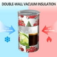 thumbnail image 2 of 20oz Coffee Tumblers Red Christmas Car Pattern Stainless Steel Vacuum Insulated Travel Tumbler Coffee Cups Mug with Lid and Straw with Cleaning Brush for Cold & Hot Drinks, 2 of 5