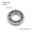 thumbnail image 2 of R8 Deep Groove Ball Bearing, 1/2"x1-1/8"x1/4" Open Type Z2 Lever Bearings 10pcs, 2 of 4