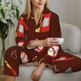 thumbnail image 6 of Daiia Fire Extinguisher for Women's Long-Sleeved Pajama Set – Soft & Comfortable Sleepwear Button-Up Pajamas Cozy Lounge Wear-XX-Large, 6 of 7
