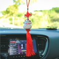 thumbnail image 3 of Riwesomey Gato conducción segura bendición de la suerte coche colgante ornamento Auto espejo retrovisor decoración coche colgante lindo suerte Automoción decorativa y accesorios Riwesomey VI004031-00, 3 of 5