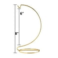 Ornament Display Stand Holder Christmas Hook Hanger Silver 2pcs | Hohiya