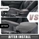 thumbnail image 5 of Compartimento central para coche, cubierta para reposabrazos de asiento, tapa protectora Interior, cubiertas de almacenamiento embellecedoras para Honda Accord 2013-2017, gris, 5 of 7