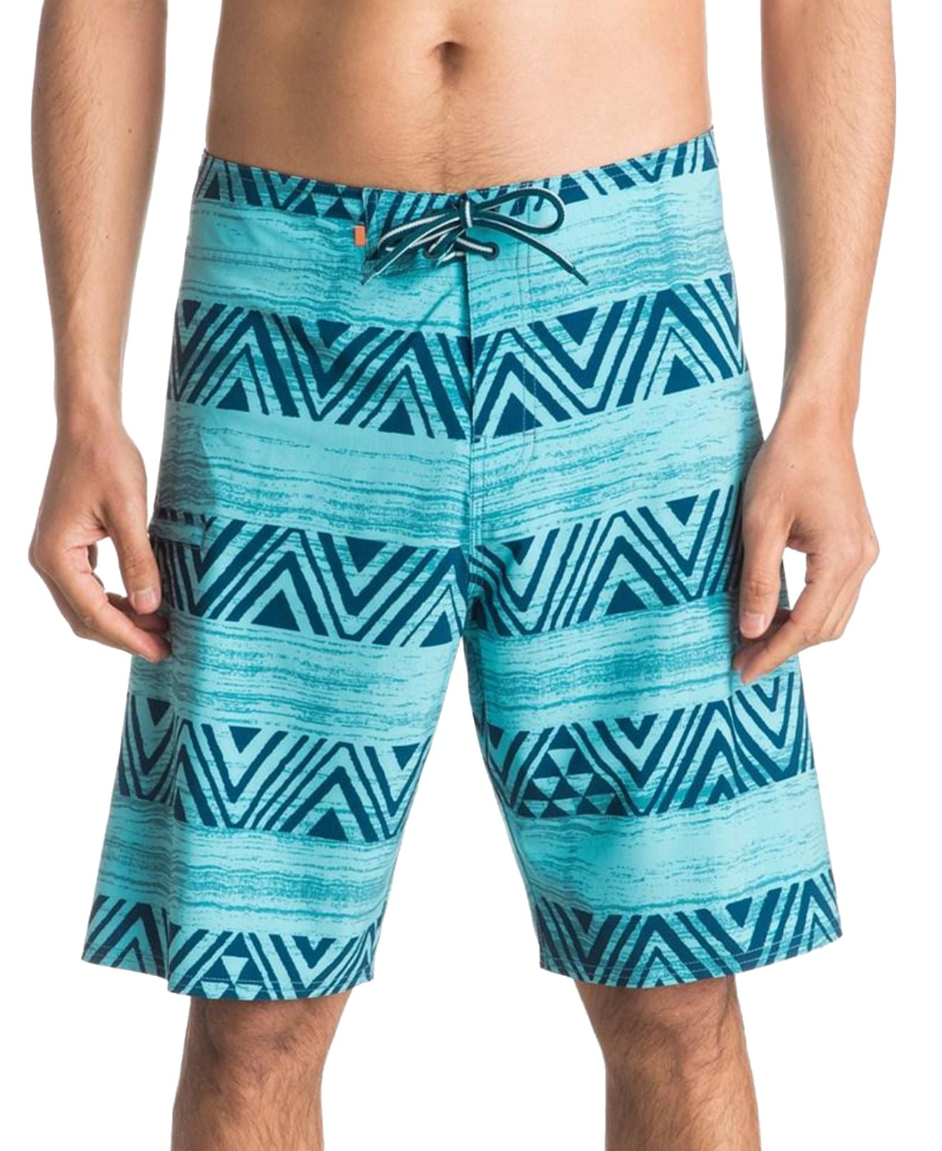 Quiksilver - Quiksilver NEW Blue Mens Size 34 Totemic Printed Board ...