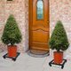 thumbnail image 5 of Organizador para plantas con ruedas paquete de 2 soportes para plantas de 12 pulgadas maceta cuadrada de metal con rueda con bloqueo base de lona resi, 5 of 6
