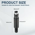 thumbnail image 2 of 4 Pcs S-Video DIN Mini Male Socket 8 Pin Signal Transmission Mini Plug Mini Din Connector(PS/2 Plug), 2 of 7
