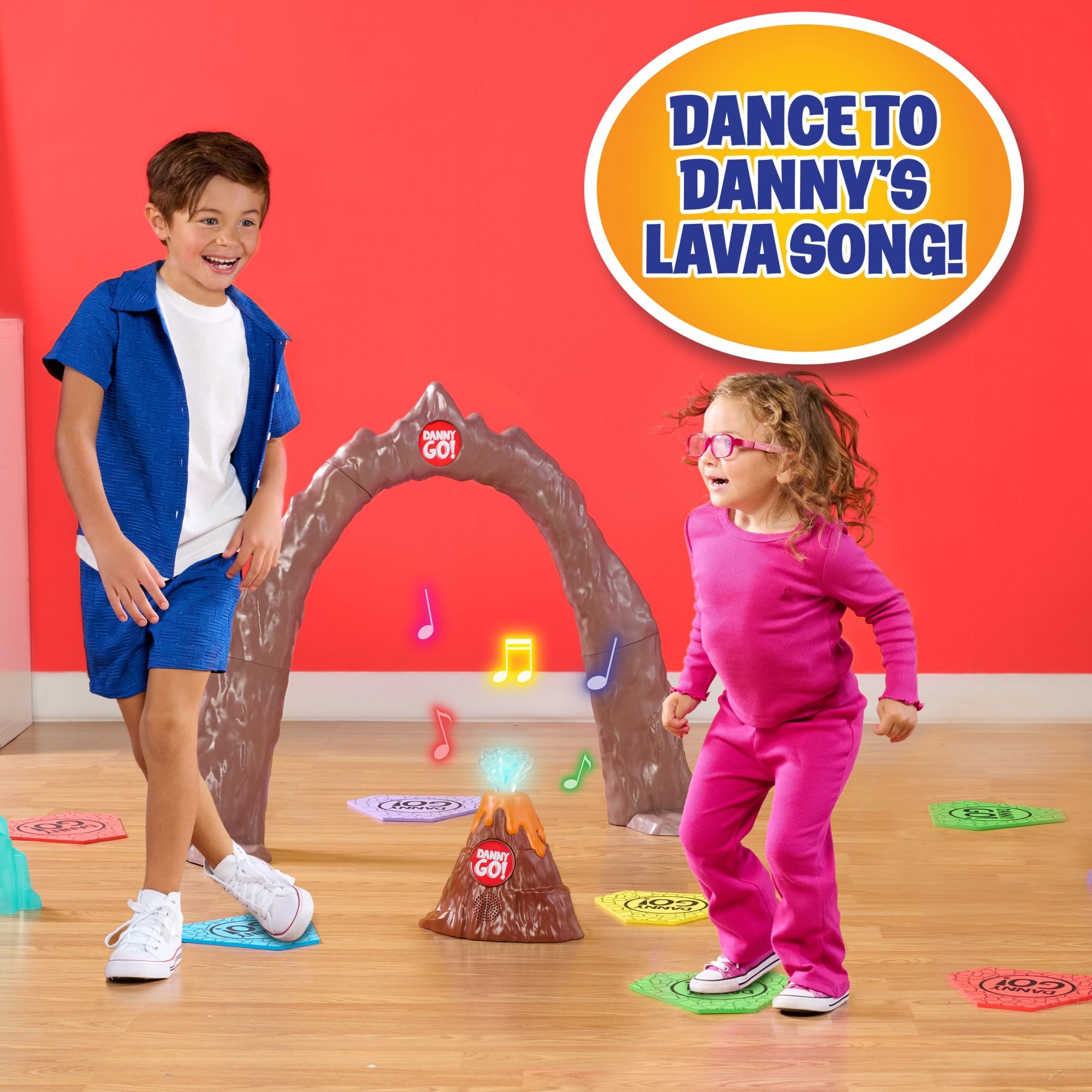 Danny Go! Lava Adventure Game - Officially Licensed Action Game for Preschool and Elementary School Kids Inspired by Danny Go!, Kids Toys for Ages 3 up