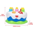 thumbnail image 4 of SAYFUT Kids Birthday Cake Toy with Counting Candles and Music, Happy Birthday Gift Toys for 1 2 3 4 5 Years Old Boys Girls, 4 of 6