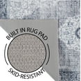 thumbnail image 4 of Grey Medallion Skid-Resistant Area Rug, 5' x 7', 4 of 7