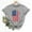 Gray, variant on Women's T-Shirts USA Flags Print Shirts Women Independence Day Printed Round Neck Patriotic Tees Tops Short Sleeve Pullover 4th of July Blouses