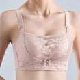 thumbnail image 4 of Agkizg Lace Wireless Push Up Everyday Bra Breathable Soft Fabric Comfortable Light Support Seamless Bralette (Women's or Women's Plus), 4 of 4